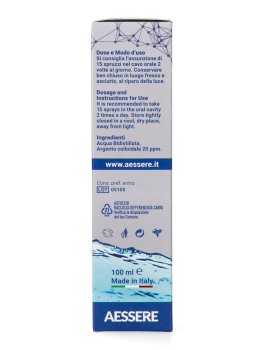Argento Colloidale Plus 20 ppm - 100 ml Spray - 6