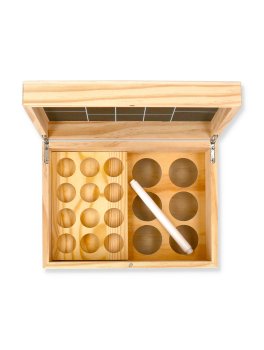 Aromoteca in legno Aromaself - Cofanetto per Flaconcini - 3
