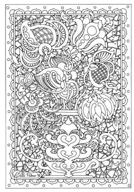 Arte Terapia Colouring Book Antistress — Libro - 4