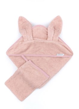 Asciugamano Neonato con Orecchie + Guanto - 1