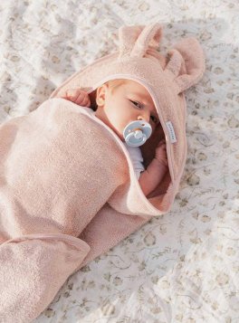 Asciugamano Neonato con Orecchie + Guanto - 6