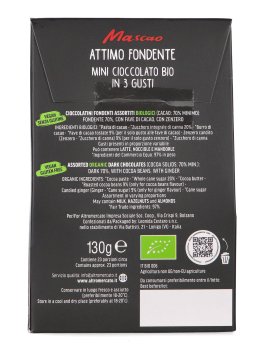 Attimo Fondente Mascao - Cioccolatini Fondenti Assortiti Bio - 3