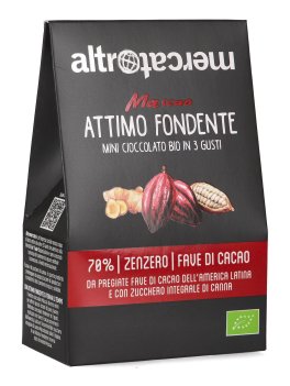 Attimo Fondente Mascao - Cioccolatini Fondenti Assortiti Bio - 1