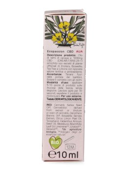 AUA - 10% CBD + Enotera, Boswellia, Tea Tree e Limone - 5