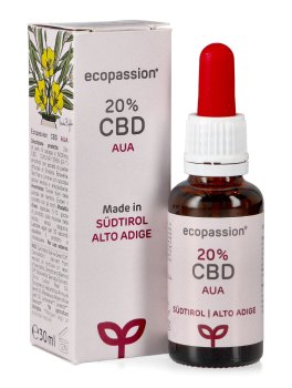 AUA 20 - 20% CBD + Enotera, Boswellia, Tea Tree e Limone - 1