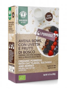 Avena Bowl con Uvetta e Frutti di Bosco - I Porridge - 1