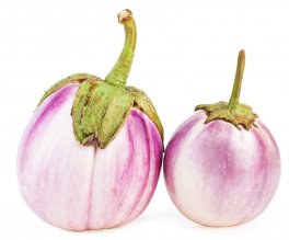 B400-3 - Melanzana Rotonda Bianca Sfumata Rosa - 500 Semi