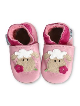 Babbucce Bimba Inch Blue - Sheep Baby Pink - 1