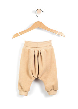 Baby Leggings in cotone - Marrone - Taglia 68
