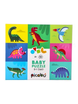 Baby Puzzle 8+1 Dino - 3