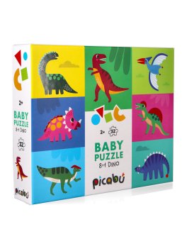 Baby Puzzle 8+1 Dino - 1