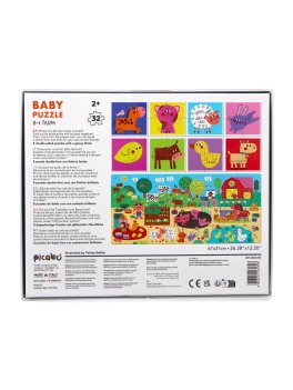 Baby Puzzle 8+1 Farm - 2
