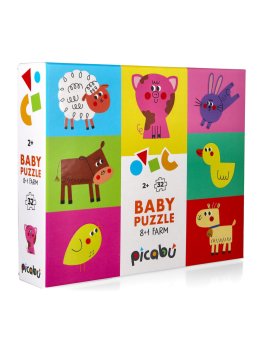 Baby Puzzle 8+1 Farm - 1