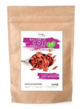 Bacche di Goji Essiccate Biologiche Raw - 1