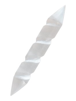 Bacchetta di Selenite a Spirale - 1
