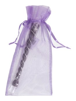 Bacchetta Magica in Legno di Rosa e Cristallo di Rocca - 2