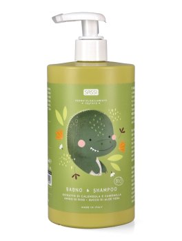 Bagnetto e Shampoo Baby Bio Dinosauro Cracky - 1