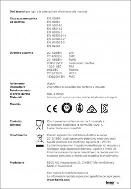Bamix® Swiss Line - Frullatore ad Immersione con Accessori - Nero - 10