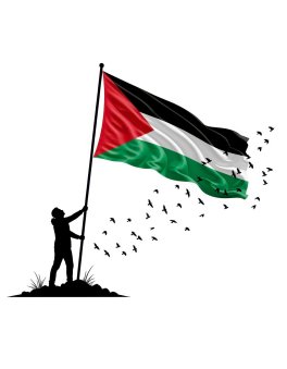 Bandiera Palestina - 3