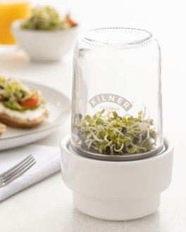 Barattolo Germogliatore in Vetro "Glass Sprouting Set Kilner®" - 4