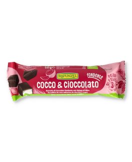 Barretta di Cioccolato Nero Fondente con Ripieno al Cocco - 1
