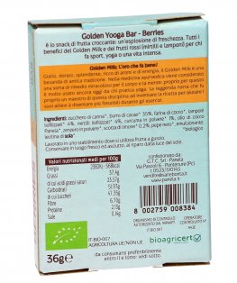 Barrette di Curcuma e Scorze di Limone Bio - Golden Yooga Bar - 3