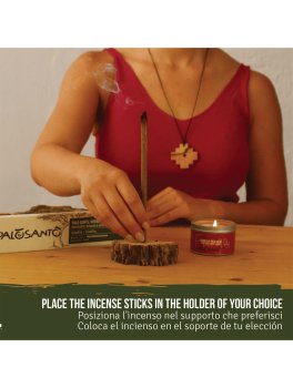Bastoncini di Incenso Palo Santo, Wiracoa e Rosmarino - 4