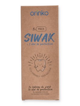 Bastoncini di Siwak - Spazzolini - Confezione da 5 - 1