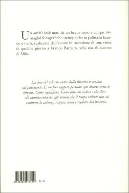 Battiato - Cinque Fotografie Stenopeiche — Libro - 2