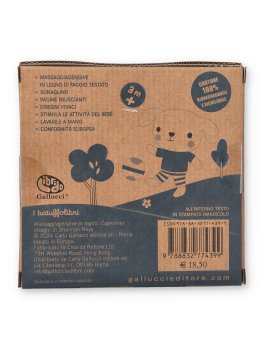 Batuffolibri in Stoffa con Massaggiagengive in Legno - 2