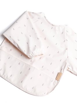 Bavaglino Impermeabile con Maniche - Fawn Pink - 2