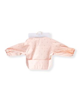 Bavaglino Impermeabile con Maniche - Fawn Pink - 4
