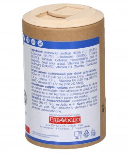 BCAA 2:1:1  - Integratore di Aminoacidi Ramificati, Vitamina B1 & B6. - 2