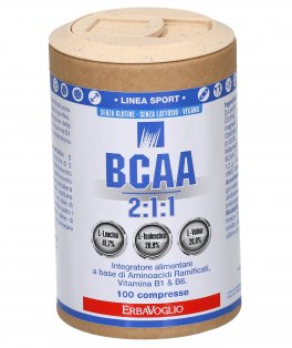 BCAA 2:1:1  - Integratore di Aminoacidi Ramificati, Vitamina B1 & B6. - 1
