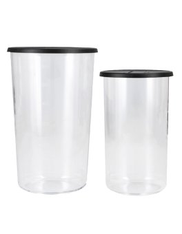 Beaker Set - 2 Bicchieri 400ml + 600ml + Coperchio - 2