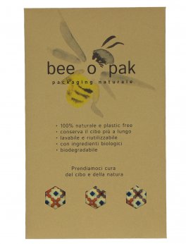 Beeopak Pak - Packaging con Cera d'Api per Conservare il Cibo -  Medium Pak - 5