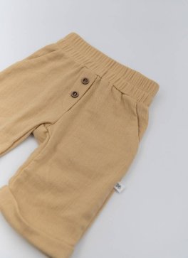 Bermuda Muslin Bimbo - Cammello - 2