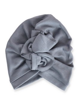 Berretto a Turbante con Volant - Flint Stone Blue - 1