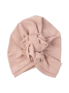 Berretto a Turbante con Volant - Rosewood - 1