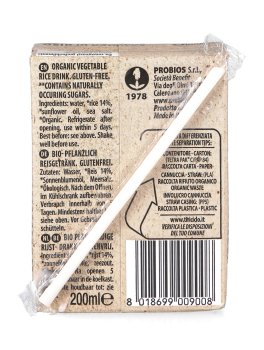 Bevanda di Riso Biologica - Brico con Cannuccia - 2