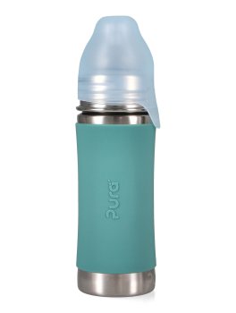 Biberon in Acciaio da 325 ml - Menta - 1