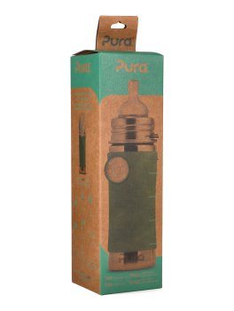 Biberon in Acciaio da 325 ml - Menta - 3