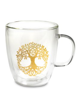 Bicchiere da Tè Doppia Parete - Albero della Vita - 1