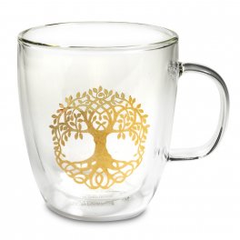 Bicchiere da Tè Doppia Parete - Albero della Vita - 1