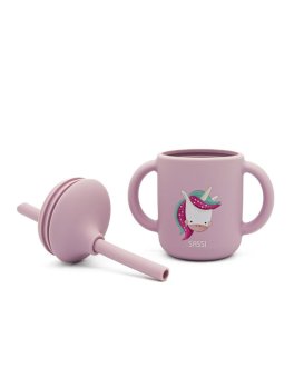 Bicchiere in Silicone con Cannuccia - 2