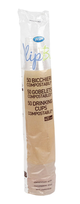 Bicchieri Compostabili - 50 Pezzi - 400 ml