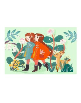 Biglietti di Invito Amiche del Giardino - 4