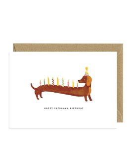 Biglietto di Auguri Compleanno "Extraaa Birthday" — Libro - 3