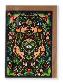 Biglietto di Auguri Compleanno "Green Jungle Bday" — Libro - 1