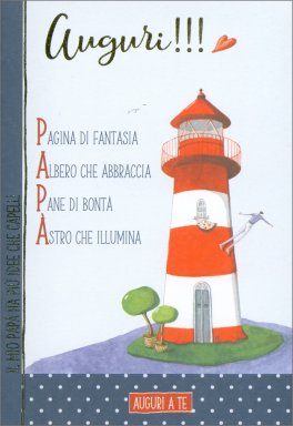 Biglietto di Auguri Papà - Faro — Cartolina - 1